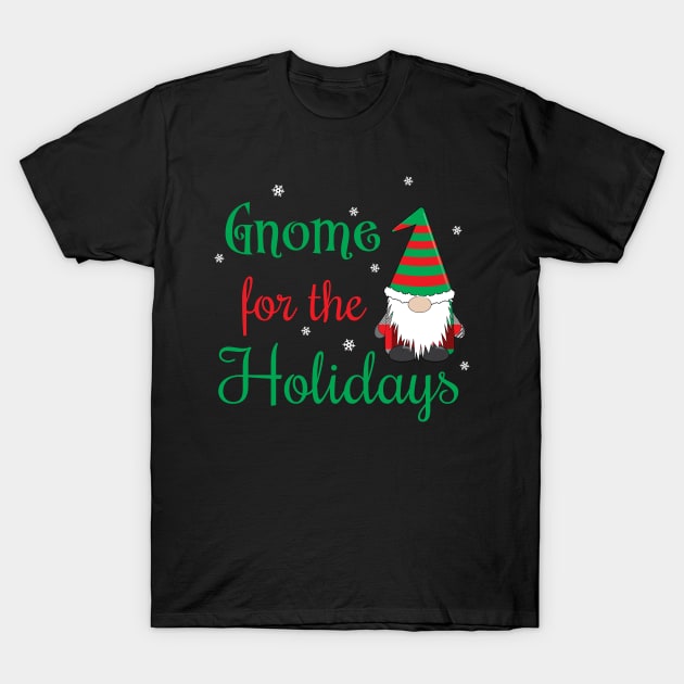 Gnome For The Holidays Color T-Shirt by KevinWillms1